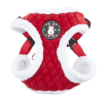 Imagem de Puppia Arreio Blitzen -C para animais de estimação, vermelho, grande