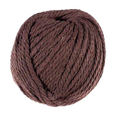 Imagem de Corda de algodão de macramê natural Craft County – Comprimento de 50 metros (Marrom, 3 mm)