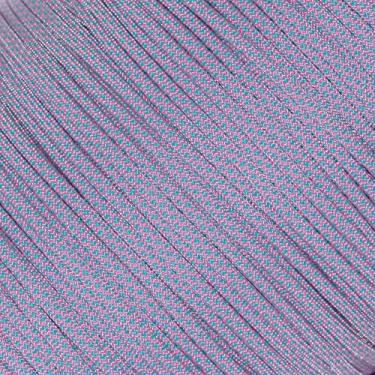 Imagem de Corda de paraquedas West Coast 10 25 50 e 100 pés Hanks e 250 300 1000 carretéis Winder & Buckle Options Tipo III 7 fios 550 cordão paraquedas muitas cores - maior seleção de corda de paraquedas, Rose Pink w/ Turquoise Diamonds, 100 Feet & 10 3/8" Black Buckles