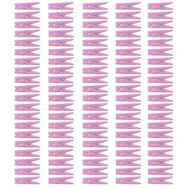 Imagem de Mini alfinetes rosa | Pacote com 100 lembranças para chá de bebê de plástico de 3,17 cm | Decorações para jogos de festa | Faça você mesmo festas para meninas e gêneros | da Anapoliz