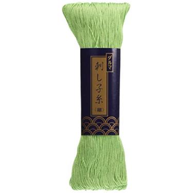 Imagem de Sashiko Thread Thinner Weight 170 metros Skein - Col.12 Verde Pálido - Acolchoamento e Bordado Japoneses