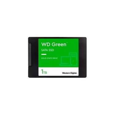 Imagem de SSD SATA WD Green, 1TB, 2.5", Leitura: 545MB/s e Gravação: 550MB/s, Preto - WDS100T3G0A