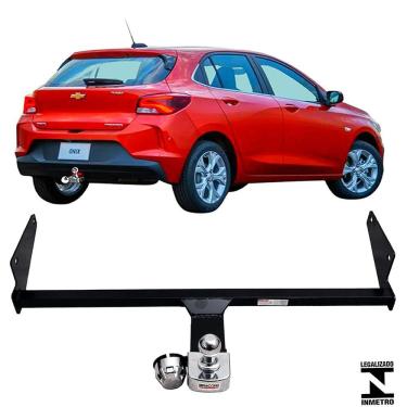 Imagem de Engate Reboque Rabicho Fixo Onix Hatch 2020 a 2023 450Kg