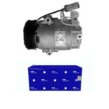 Imagem de Compressor Ar Condicionado Prisma 2009 a 2013 CS20068 Delphi