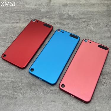 Imagem de Tampa traseira de metal para ipod touch 5  vermelho  azul  rosa  32gb  64gb