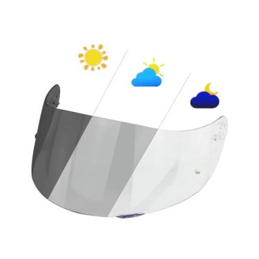 Imagem de BSTOP Protetor facial K1 com proteção UV para AGV K1, K1S, K3SV, K5, K5S viseira de para-brisa (fotocrômico dia e noite)