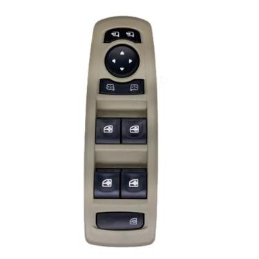 Imagem de IKUESM 254000015R Compatível com Renault Fluence Laguna Megane 3 2008-2016 Interruptor de espelho elétrico para janela Botão de controle do regulador Acessórios para carro(Beige)