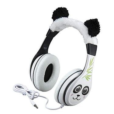 Imagem de Panda Kids Headphones, Adjustable Headband, Stereo Sound, 3.5Mm Jack, Wired Headphones for Kids, Tangle-Free, Volume Control, Foldable, Childrens Headphones Over Ear for School Home, Travel