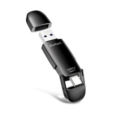 Imagem de Pen drive USB C de 512 GB, 550 MB/s USB C, pen drive de memória USB 3.2 de alta velocidade para OTG, Android, celular/tablets/laptop/MacBook/PC