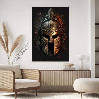 Imagem de Quadro Decorativo Para Sala Quarto  Hall Tela vertical Grande Folhas D