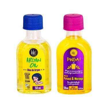 Imagem de Kit Lola From Rio - Leave-In Argan Oil 50ml + Óleo Pinga! Patauá & Mor