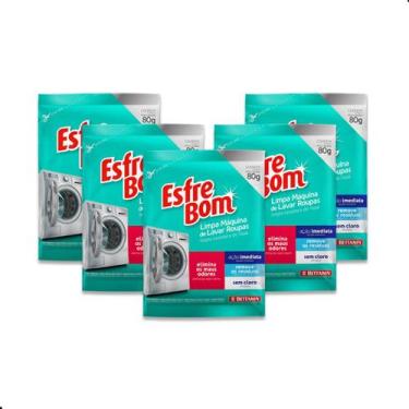 Imagem de Kit Limpa Máquina de Lavar Roupas EsfreBom 5 Unidades - Bettanin