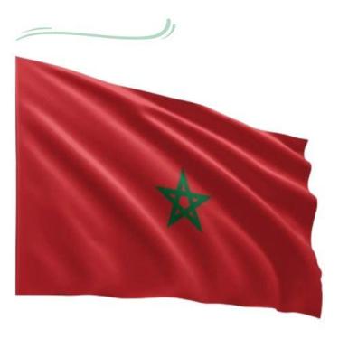 Imagem de Bandeira Marrocos Importada 150x90 Cm Poliéster Copa Oferta - Max Band