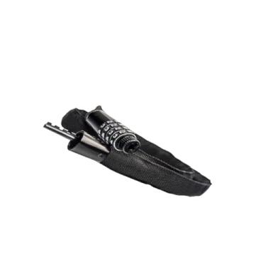 Imagem de Cadeado de corrente de bicicleta, combinação de 4 dígitos, trava de corrente de bicicleta resistente anti-roubo, travas de segurança reinicializáveis para bicicleta, scooter, motocicleta, porta,