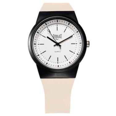 Imagem de Relógio Pulso Masculino Feminino Everlast Analógico E736, Nude