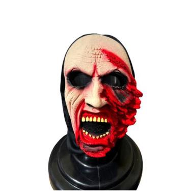 Imagem de Fantasia Máscara de látex Face estourada terror p/ eventos - Lynx Prod