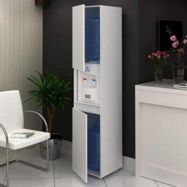 Imagem de Armário Multiuso para Bebedouro com 2 Portas - Branco - Espresso Móvei
