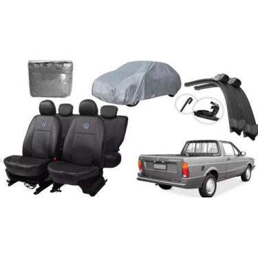 Imagem de Conjunto de Capa de Couro Saveiro 82-97 + Acessórios de Proteção - Aer