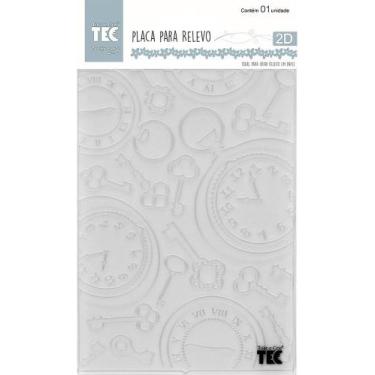 Imagem de Pl Relevo 2d Ppr014 127x177mm Relogio Vi Toke e Crie