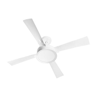 Imagem de Venti-Delta Magnífico Ventilador de Teto com Luminária e Controle Remoto 127v Branco