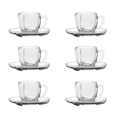 Imagem de Xicara de cha c/pires 190ml c/6 xivi056 - CASAMBIENTE
