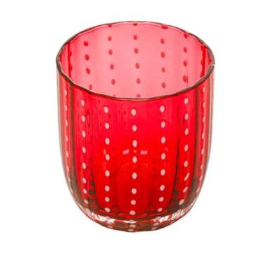 Imagem de WOLFF - Conjunto 2 Copos de Vidro Orquídea Vermelho 300ml