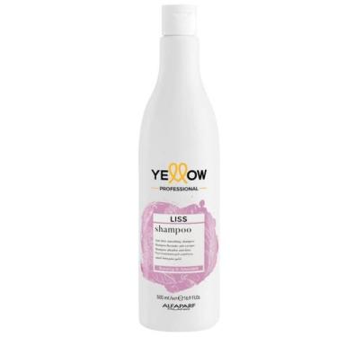 Imagem de Shampoo Anti-frizz Liss Yellow Alfaparf 500ml Nutrição Hidratação Disc