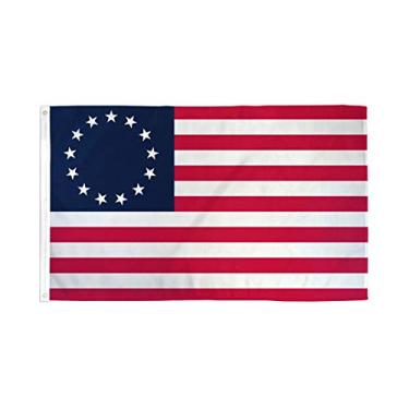 Imagem de AZ FLAG - Betsy Ross US Flag - 3x5 Ft - 100D Polyester United States of America Banner with Two Metal Grommets - Fade Resistant - Vivid Colors - 3' x 5' Feet