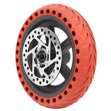 Imagem de Pneu Cubo da Roda da Scooter, 8 Polegadas de Scooter Elétrica Conjunto de Rodas Scooter Pneu da Roda Traseira Com 120 Mm de Combinação de Freio a Disco Acessórios Scooter