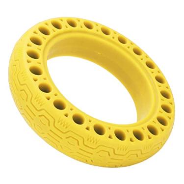 Imagem de Pneu Sólido de Scooter Elétrica, 60/70-6,5 Scooter Provoa de Explosão Pneu Sólido Bom Pneu de Scooter Elétrica de Absterção de Choques para G30d G30p Scooter Elétrico (Amarelo)