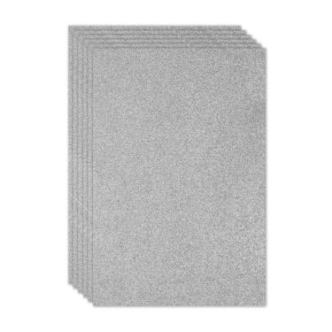 Imagem de PATIKIL Folha de espuma adesiva brilhante de 2 mm (1/25.4 cm) cinza, placa de espuma brilhante EVA para artesanato, 6 peças