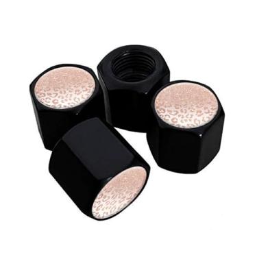 Imagem de Tampas de haste de válvula de pneu de metal, pacote com 4, tampas de haste de roda de carro, tampas de válvula de ar universais de alumínio para carros, caminhões, SUVs, bicicletas, motocicletas,