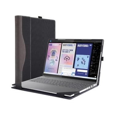 Imagem de Capa de laptop para Lenovo Yoga 7i 2 em 1 16 polegadas Gen 10 para Yoga 7 2 em 1 16ILL10 16AKP10 [Do Check Models] Bolsa de computador removível para notebook acessórios de poliuretano com orifício de