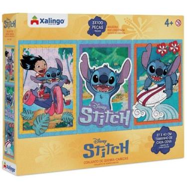 Imagem de QUEBRA-CABEÇA STITCH 3 Cenas 300 Peças Xalingo