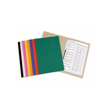 Imagem de Pasta Com Grampo Trilho Papelão Vermelho Polycart