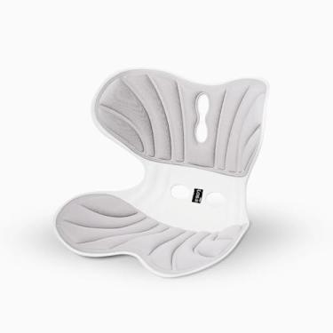 Imagem de Almofada de Apoio Lombar Cadeira Correção de Coluna G - CINZA