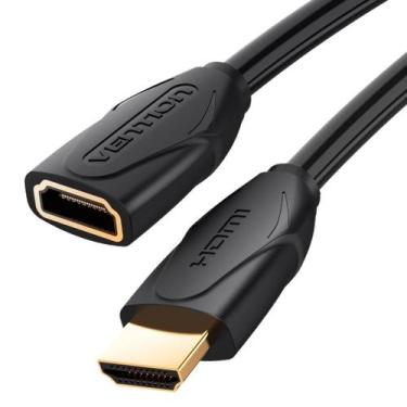 Imagem de Cabo Adaptador Extensor HDMI 2.0 Macho Fêmea 4K 3 Vention - Bbacomerci