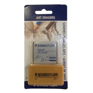Imagem de Combo artístico borracha, moldável e amassado Staedtler, embalagem com 2, 5427SBK2-C