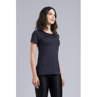 Imagem de Mulher Elástica Sport Camiseta Esportiva Feminina Dry Fit - Mulher Ela