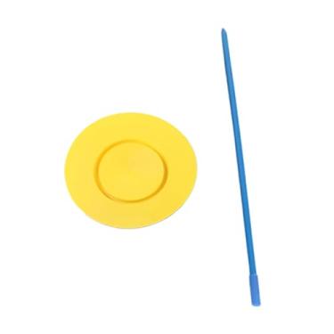 Imagem de Esquirla Prato giratório de malabarismo com palitos Festivais Circo Performances Circo Prato giratório Jogo de malabarismo Brinquedos Multicores, Amarelo