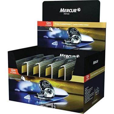 Imagem de Corretivo Em Fita 4,2Mmx12M Preto Blister - MERCUR