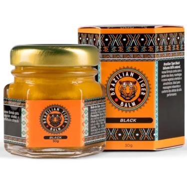 Imagem de Bálsamo Brazilian-Tiger-Black Ultra Pomada Concentrada com Capsaicina para Alívio Imadiato Da Dor Muscular e Massagem Corporal Relaxamento Intenso