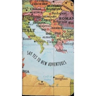 Imagem de Minicaderno costurado mapas - say yes to new adventures - Culturama, 3