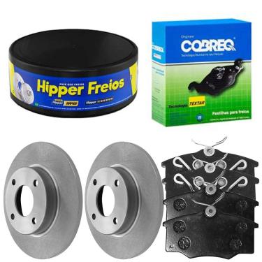Imagem de Kit Pastilha Disco Dianteiro Sólido Gol G3 G4 1.0 96 a 2005