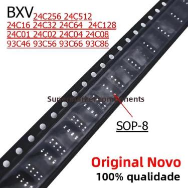 Imagem de Chipset IC Da Série 24C, 10 Peças SOP-8 24C01 a 24C512 93C46 a 93C86 N