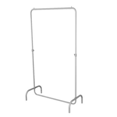 Imagem de Arara Cabideiro De Chão Desmontável - Loja ou Closet 80cm (Branco)