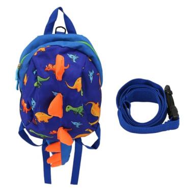 Imagem de Mochila Infantil de Dinossauro para Meninos e Meninas, Mochila de Segurança Anti-perda de Desenho Animado Com Rédeas Arnês de Segurança para Caminhada Bonito para Crianças Cinto
