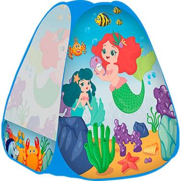 Imagem de Barraca Infantil Casinha Tenda Cabana Sereias 86 cm x 75 cm