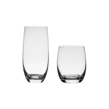 Imagem de Kit de Copos de Cristal Bohemia Para Água e Whisky Club 12 Peças - Boh