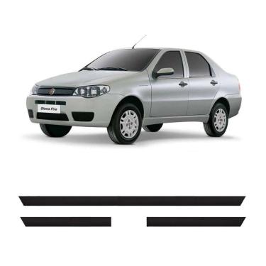 Imagem de Friso Protetor Parachoque Pintado Fiat Siena 2004 A 2007